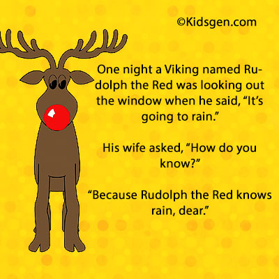 Christmas Jokes on Rudolf