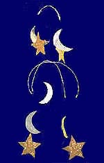 the finished stars & moons