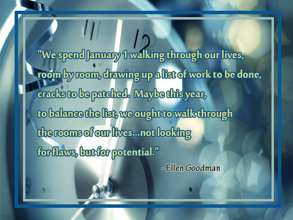 New Year Quote by Ellen Goodman