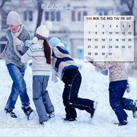 Monthwise Calendar Wallpaper 2024