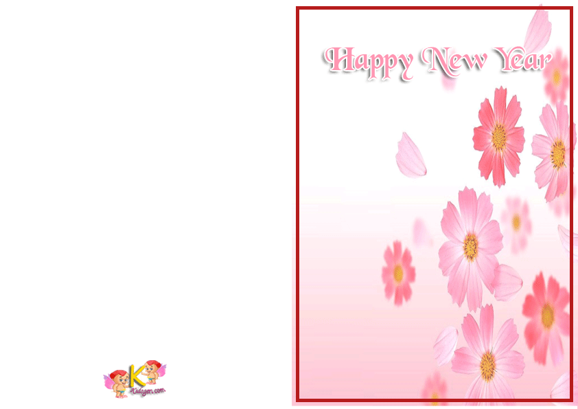Printable New Year Greeting Cards