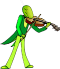 grasshopper in musical mood