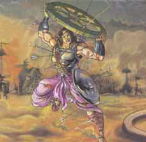 Abhimanyu the son of Arjuna
