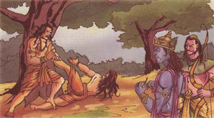 Bhima kiilling Jarasandha