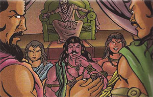 Duryodhana invited Pandavas in the game of Dice