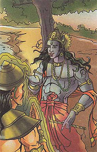Lord Krishna and king Nriga
