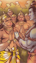Sugreeva and Rama