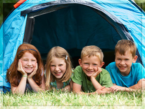 Kids at Camping