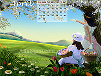 April 2012 Calendar Wallpapers