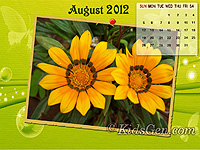 August 2012 Calendar Wallpapers