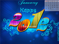 Celendar wallpapers for 2012
