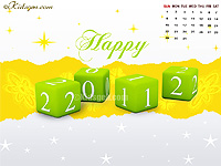 Celendar wallpapers for 2012