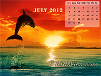 Calendar Wallpapers for July 2012