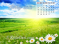 May 2012 Calendar Wallpapers