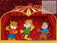 Calendar Wallpapers for November 2012