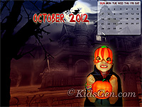 Calendar Wallpapers for October 2012