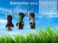 Calendar Wallpapers for September 2012