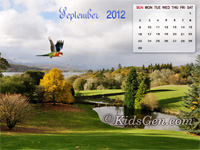 September 2012 Calendar Wallpapers
