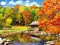 3D Falling Leaves