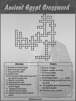 Black & White Crossword