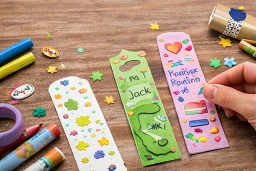 Custom Bookmark Rulers step 5: add creative elements