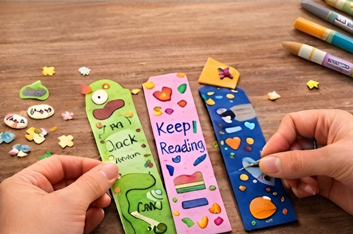 Custom Bookmark Rulers step 6: shape the edges