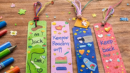 Back to school Custom Bookmark Rulers craft for kids
