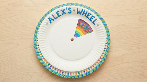 Back to school Homework Helper Wheel craft