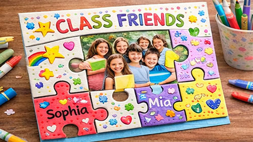 Friendship Frame craft for Back to School