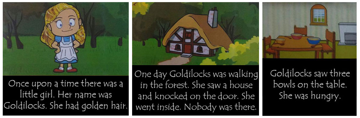 Goldilocks went to an empty house in a forest