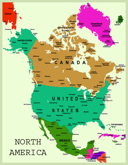 North American Map