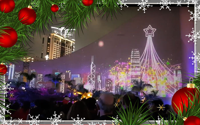 Christmas celebration in Hong Kong