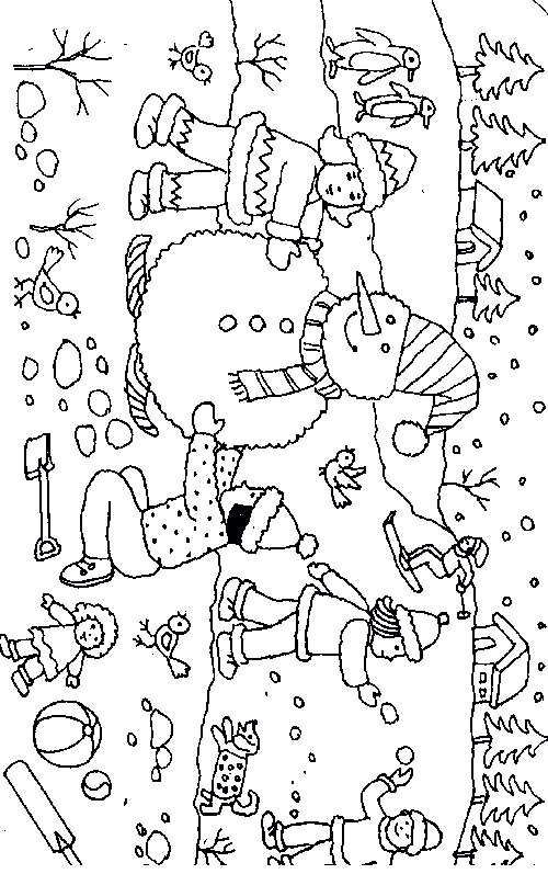 Christmas Pictures to Color for Kids - Free Christmas Coloring Pages to