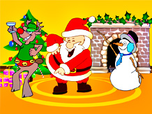 Animated Christmas screensaver