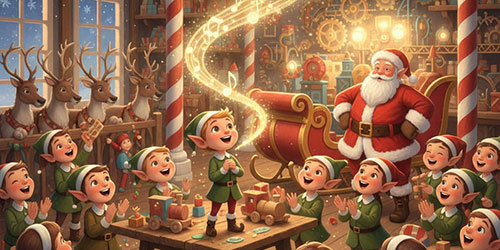 Christmas Story: The Elf Who Couldn't Make Toys