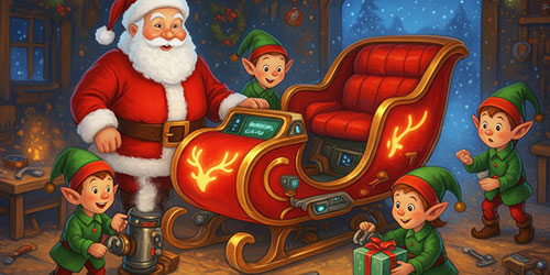 Christmas Story: Santa's New Sleigh