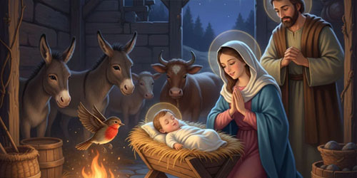 Christmas Story: The Robin's Red Breast