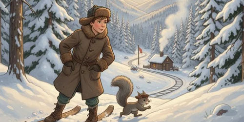 Christmas Story: David Goes Seeking the Way to Christmas and Finds the Flagman