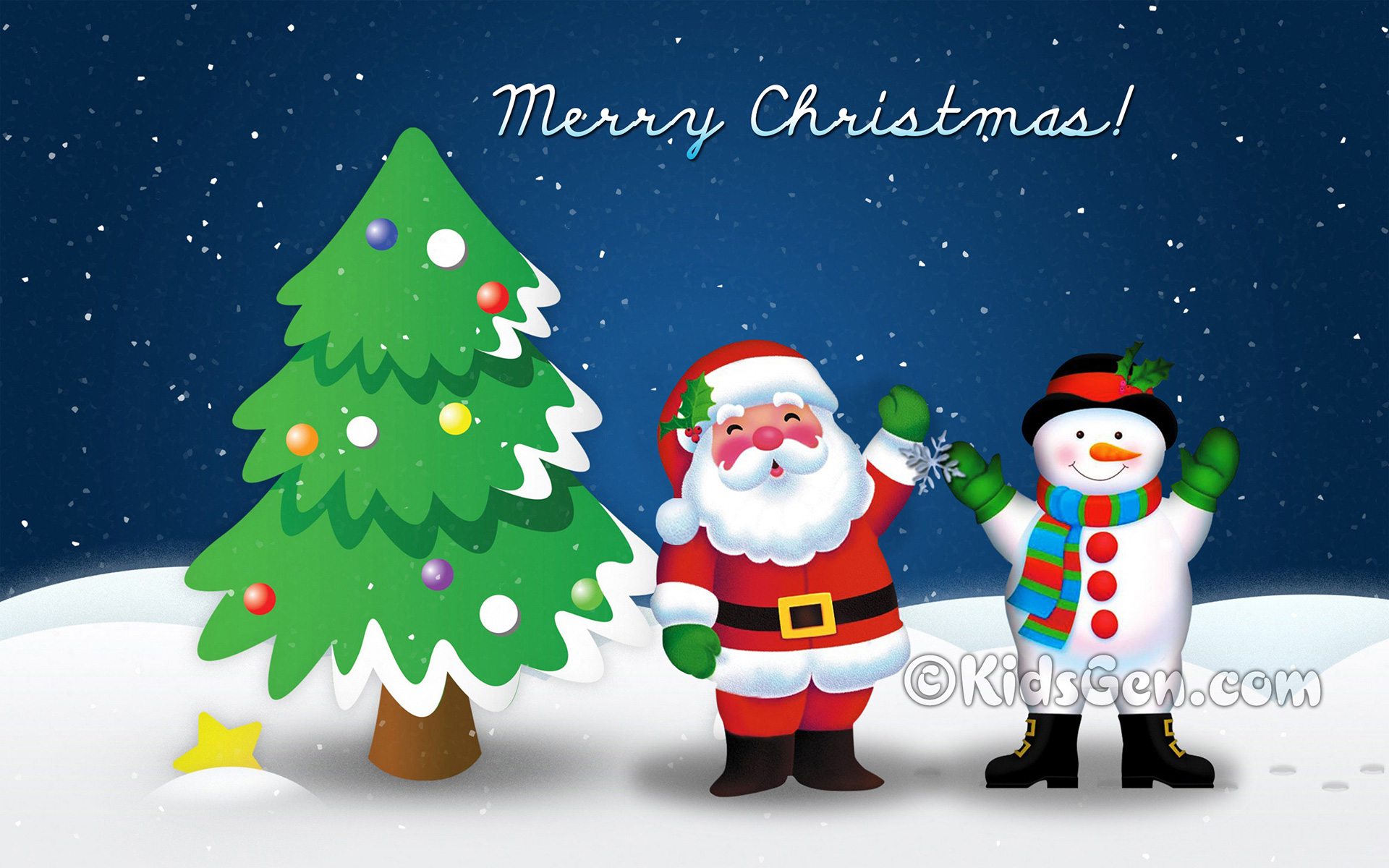 Cute Christmas Wallpapers for kids | Christmas HD Images for Kids