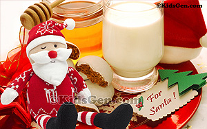 A high quality desktop illustration of Christmas focusing on Santa.