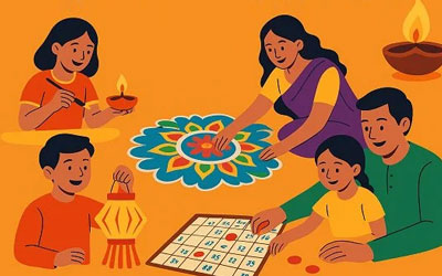 Diwali puzzle activities