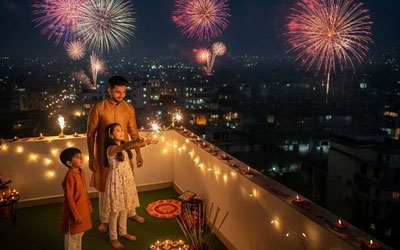 Diwali fireworks safety