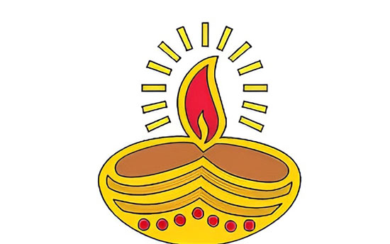 Diwali images to colour