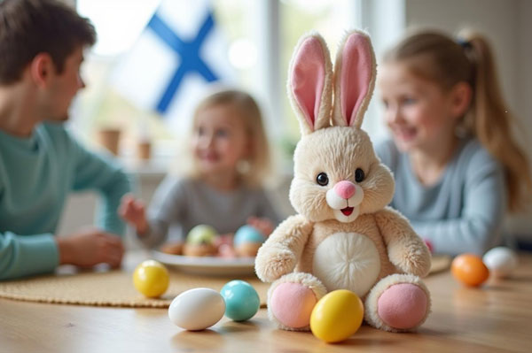 A family of Finland celebrating Easter