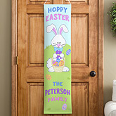 Hoppy Easter Personalized Door Banner