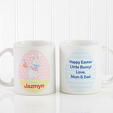 Happy Easter Personalized Bunny Coffee Mug