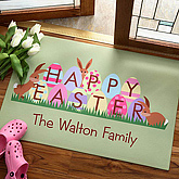 Happy Easter Personalized Doormat