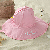 Infant & Toddler SunShield™ Embroidered Brim Hat
