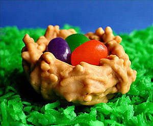 Easter Nest with Jelly Bean Eggs