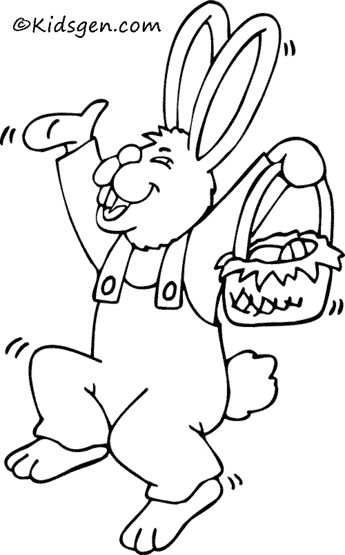 Download Easter Coloring Page for Kids | Images to Color
